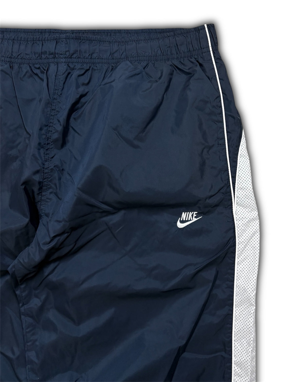 Nike 90’s vintage Flared Navy Blue / White baggy trackpant