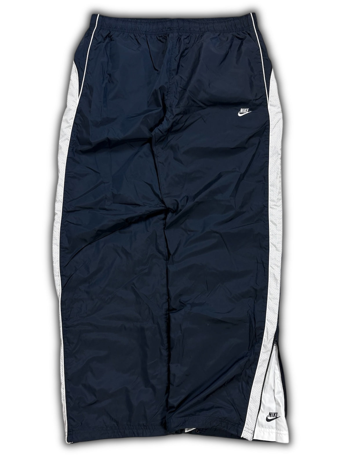 Nike 90’s vintage Flared Navy Blue / White baggy trackpant