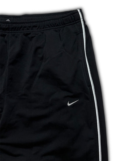 Nike 00’s vintage open leg Black / White Track Pant