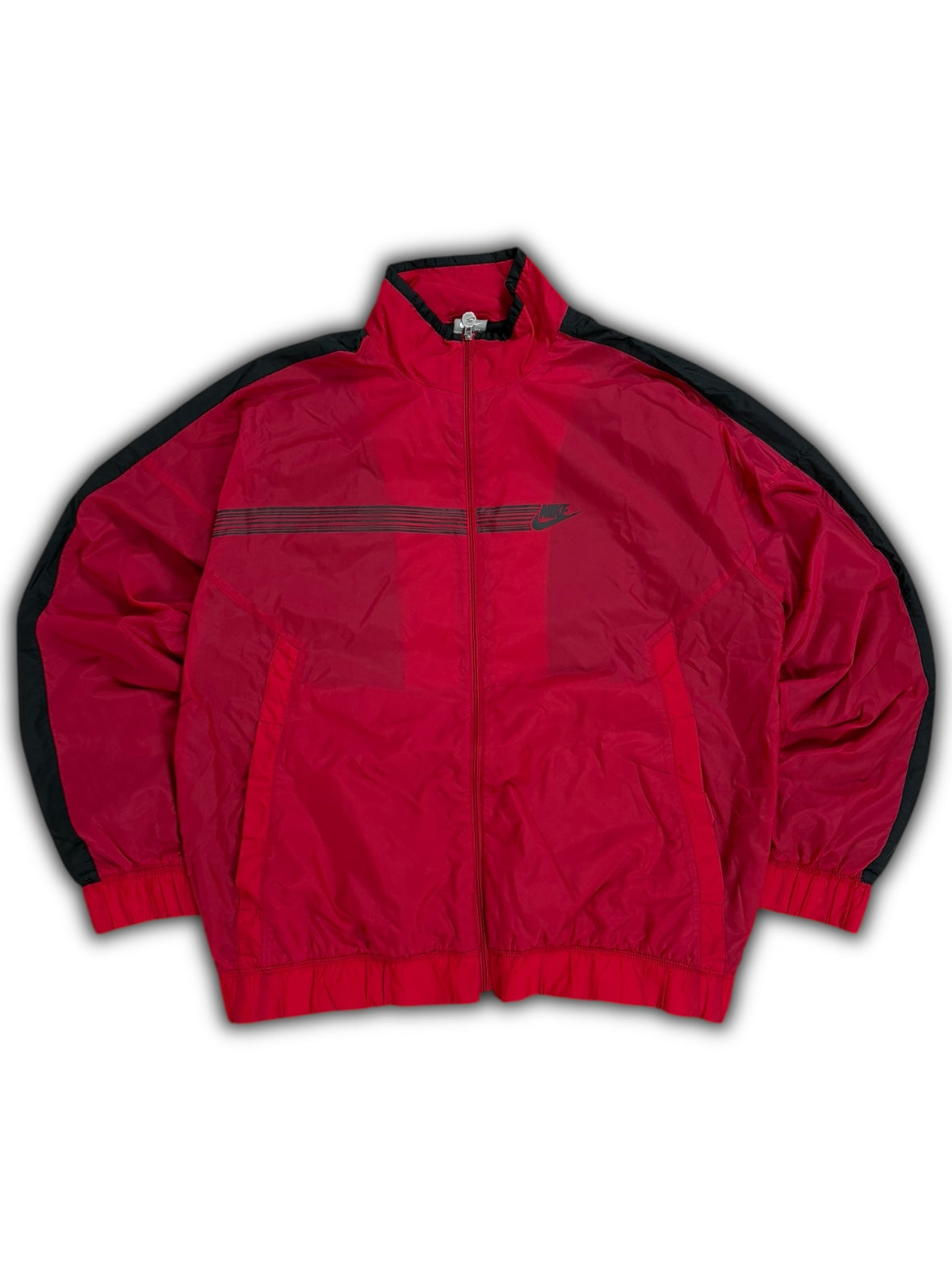 Nike 00’s vintage Red / Black Zip Windbreaker