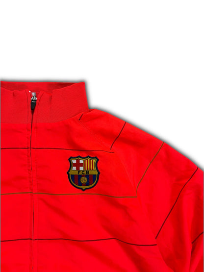 Nike x FC Barcelona 00’s vintage Red / Gold Zip Windbreaker