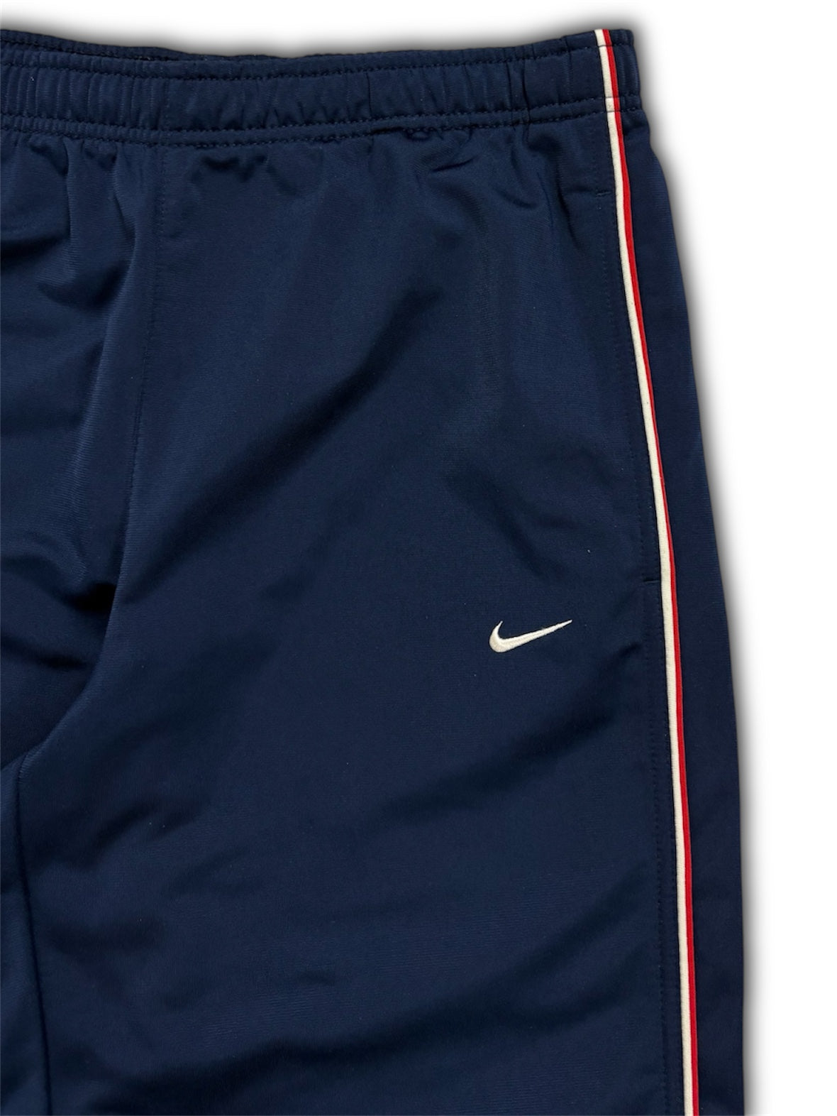 Nike 90’s vintage open leg Navy Blue / Red / White baggy TrackPant