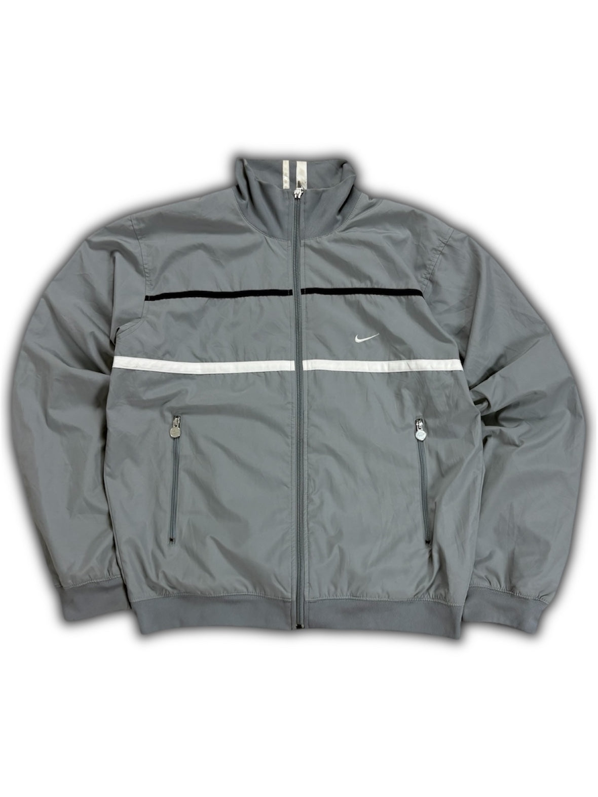 Nike 00’s vintage limited edition Grey / Black / White Zip Windbreaker