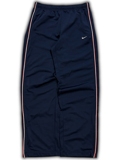 Nike 90’s vintage open leg Navy Blue / Red / White baggy TrackPant