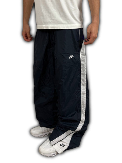 Nike 90’s vintage Flared Navy Blue / White baggy trackpant