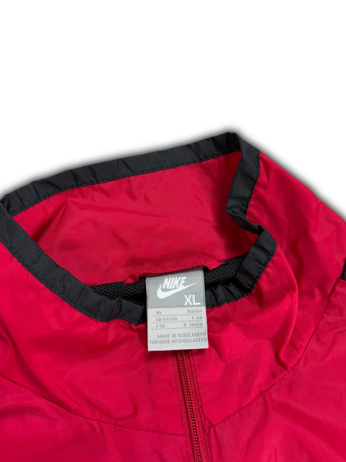 Nike 00’s vintage Red / Black Zip Windbreaker