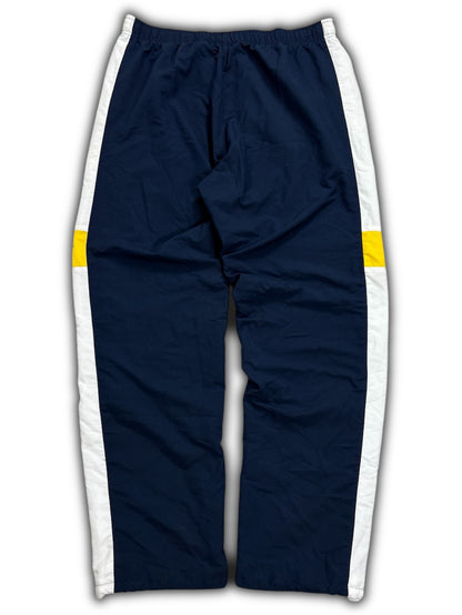 Nike 00’s vintage Flared Navy Blue / Yellow / White Track Pant